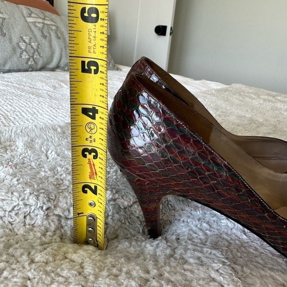 Thos Cort Ltd. Authentic Vintage rare heels. Genuine reptile - Picture 2 of 12